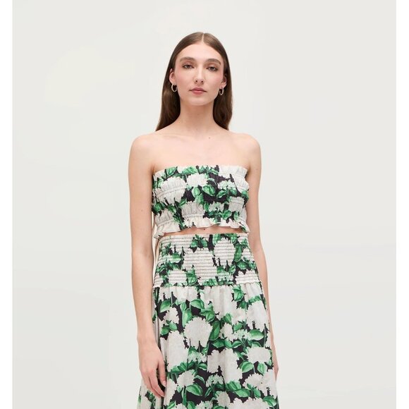 NWT HILL HOUSE The June Nap Top SIze S Color‎ Night Bloom - Picture 3 of 7